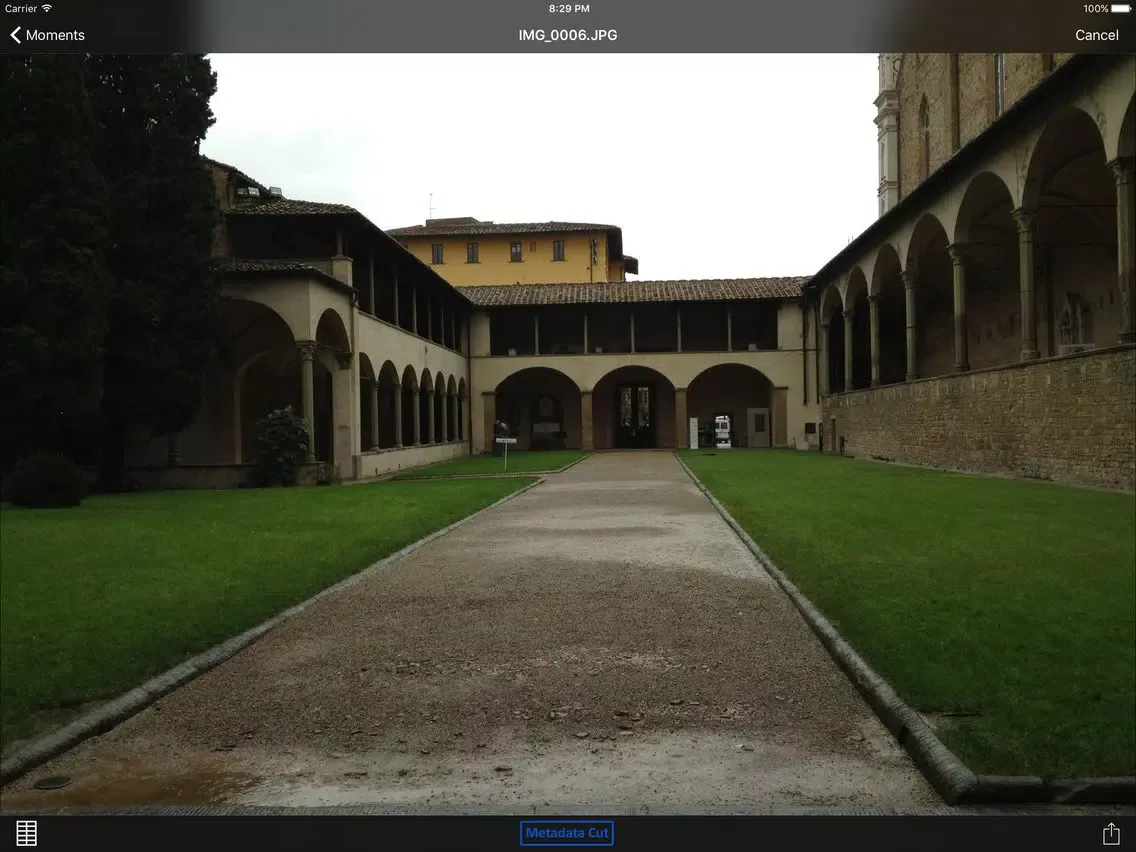 Metadata Cut - View and Remove Metadata iPad  स्क्रीनशॉट