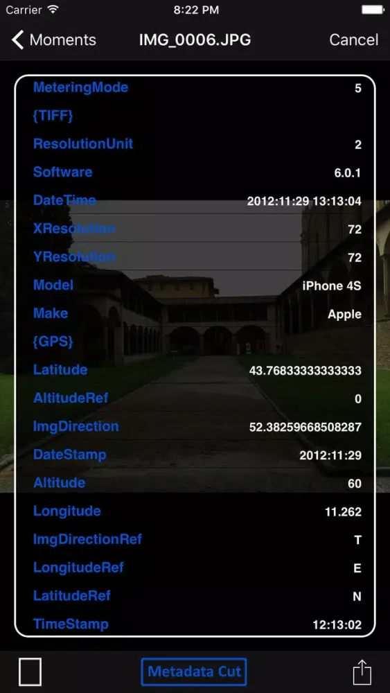 Metadata Cut - View and Remove Metadata स्क्रीनशॉट