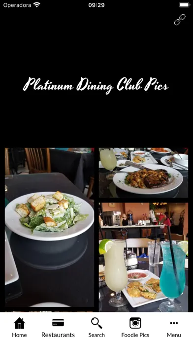 Ảnh chụp màn hình của Platinum Dining Club