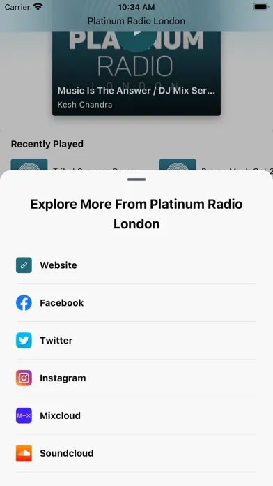 Скриншоты Platinum Radio London