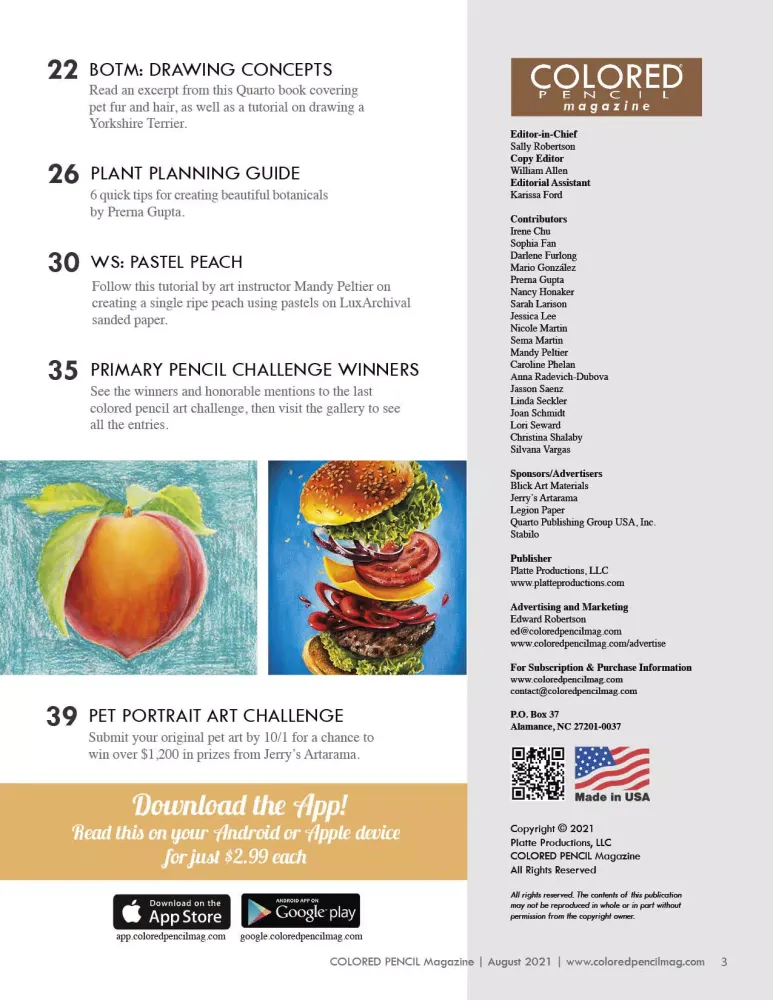 COLORED PENCIL Magazine Screenshots