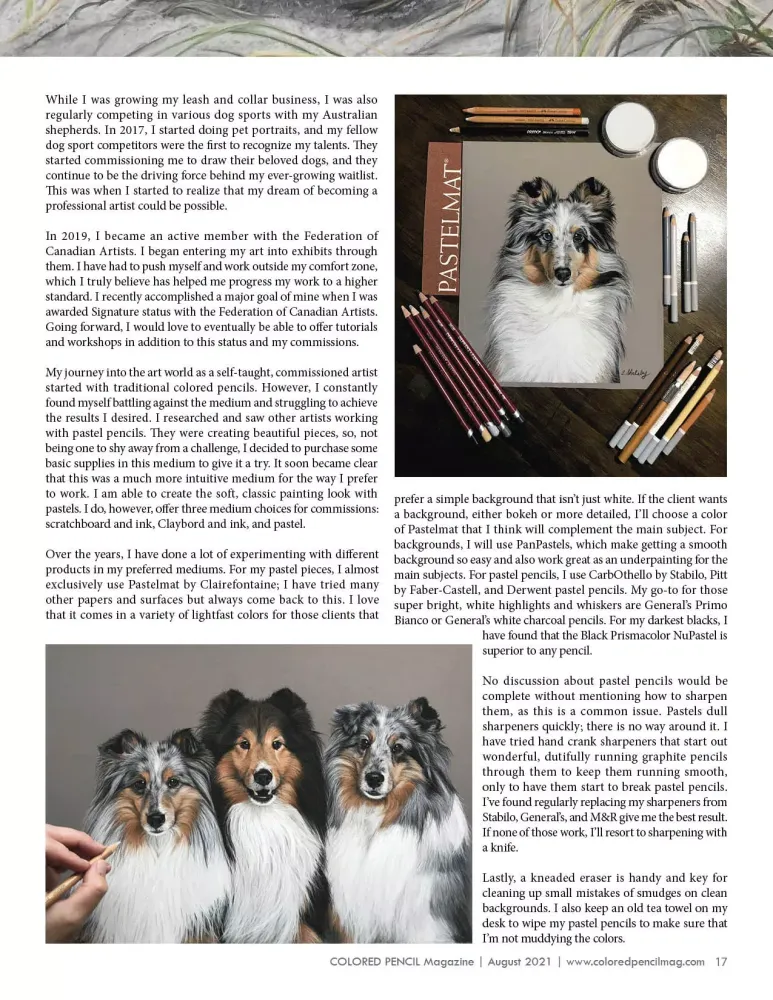 COLORED PENCIL Magazine Screenshots