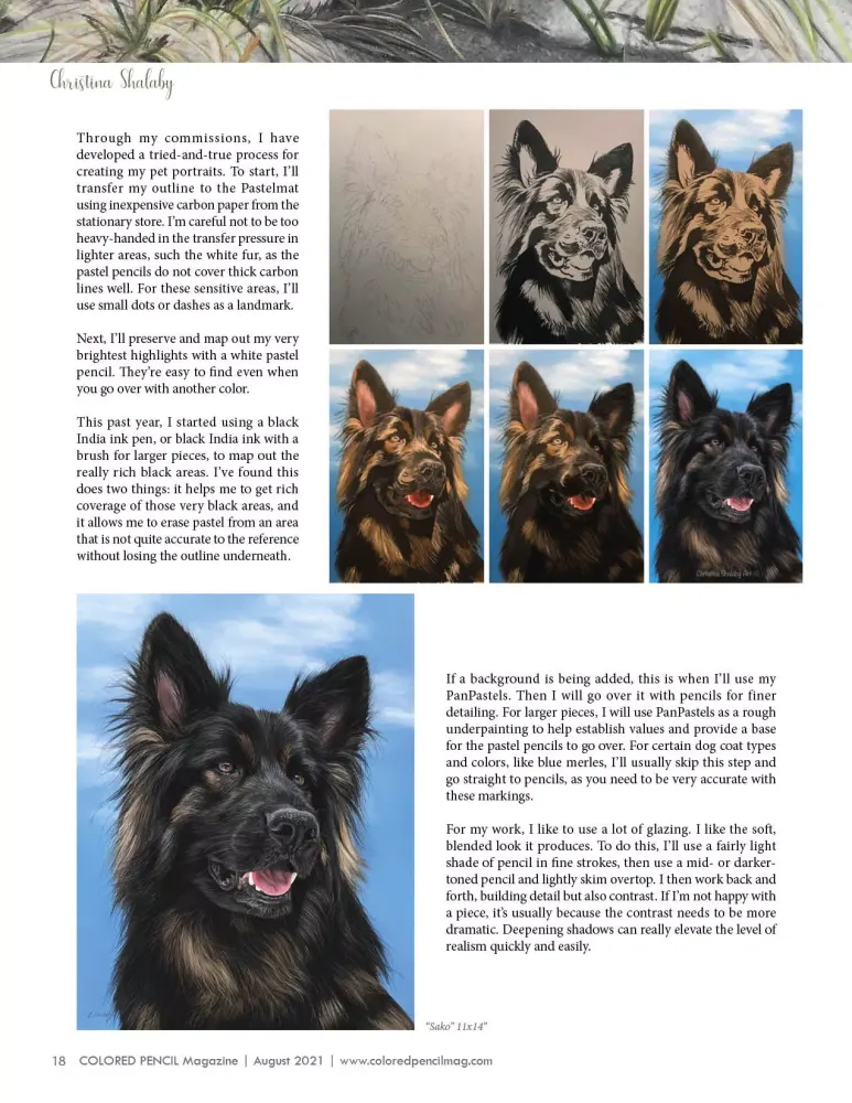 COLORED PENCIL Magazine Screenshots