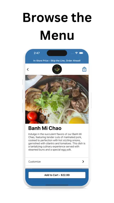 Capturas de tela do Candice's Vietnamese Kitchen
