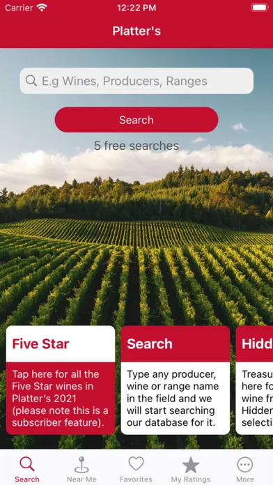 Platter's Wine Guide سکرین شاٹس