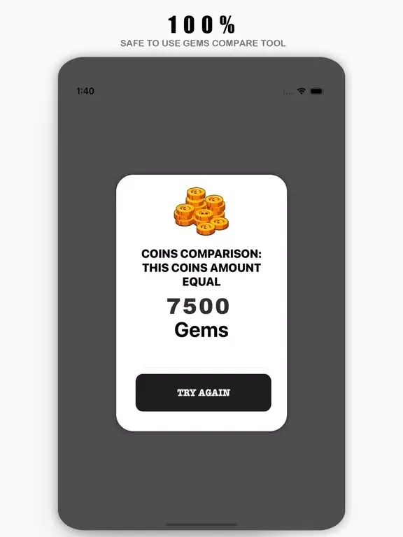 Gems Compare for Brawl Stars iPad 应用截图