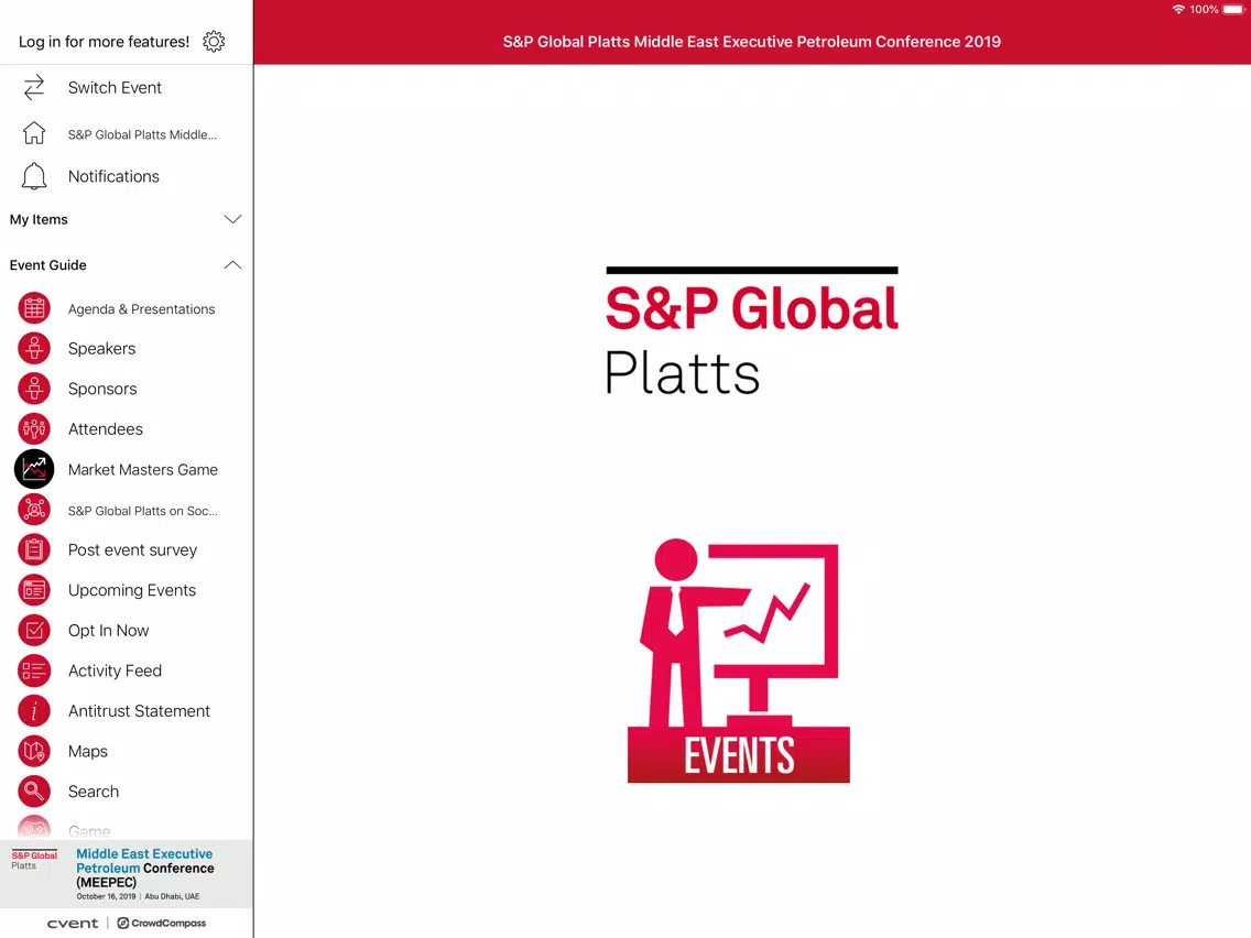 صور S&P Global CI Events iPad 