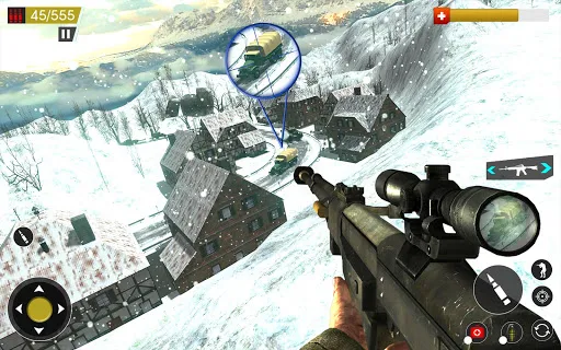 World War 2 Gun Games Offline سکرین شاٹس