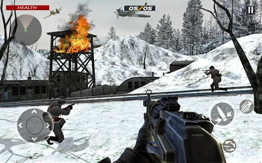 World War 2 Gun Games Offline سکرین شاٹس