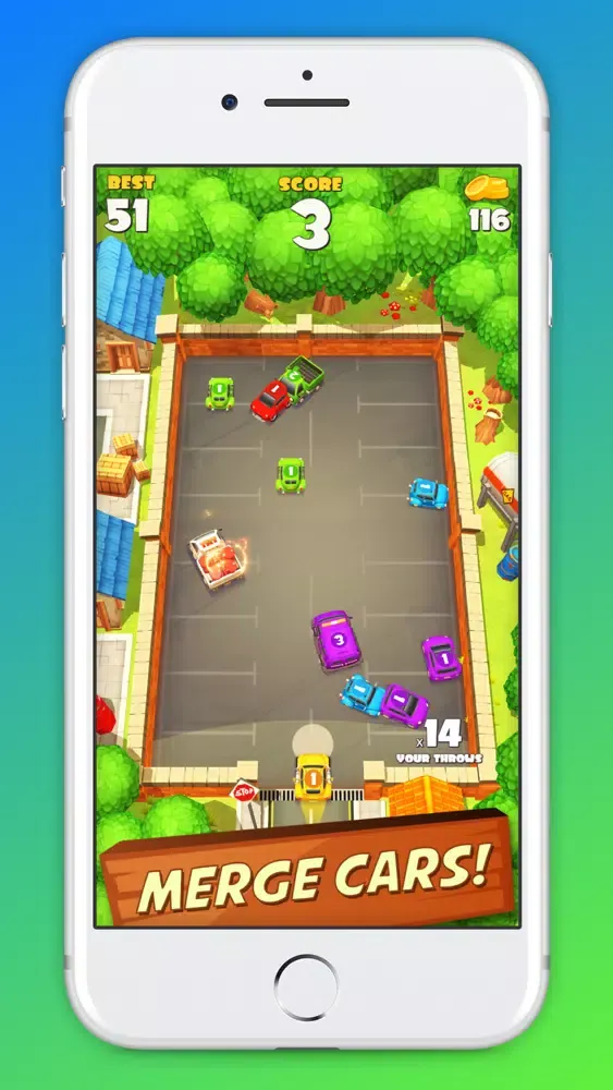 Screenshot di Merge fun cars: Parking games