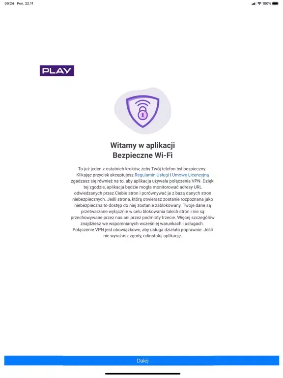 Bezpieczne WiFi iPad 应用截图