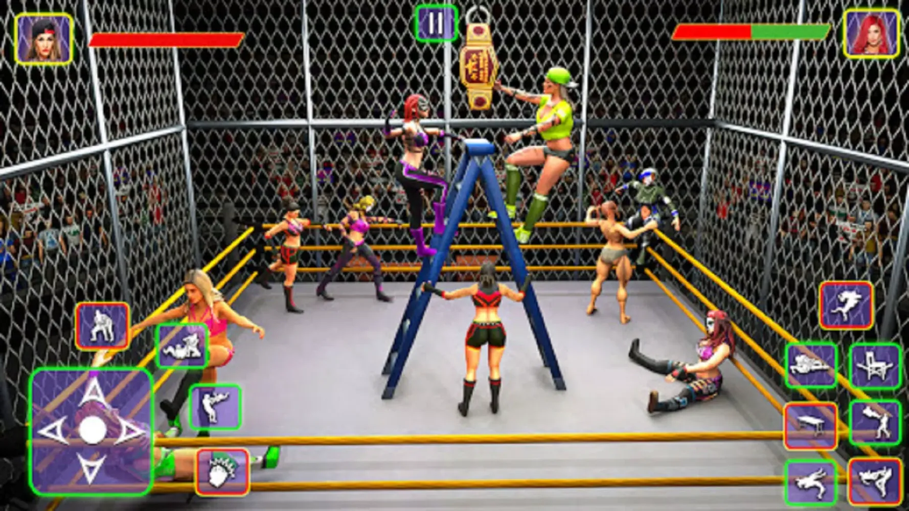 Girls Wrestling Fighting arena Screenshots