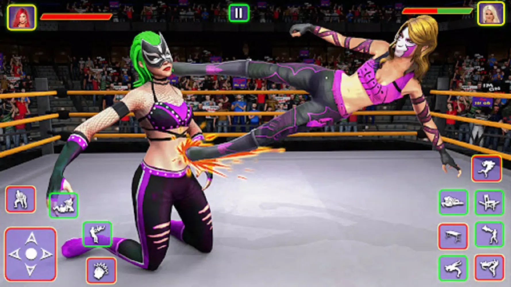 Girls Wrestling Fighting arena Screenshots