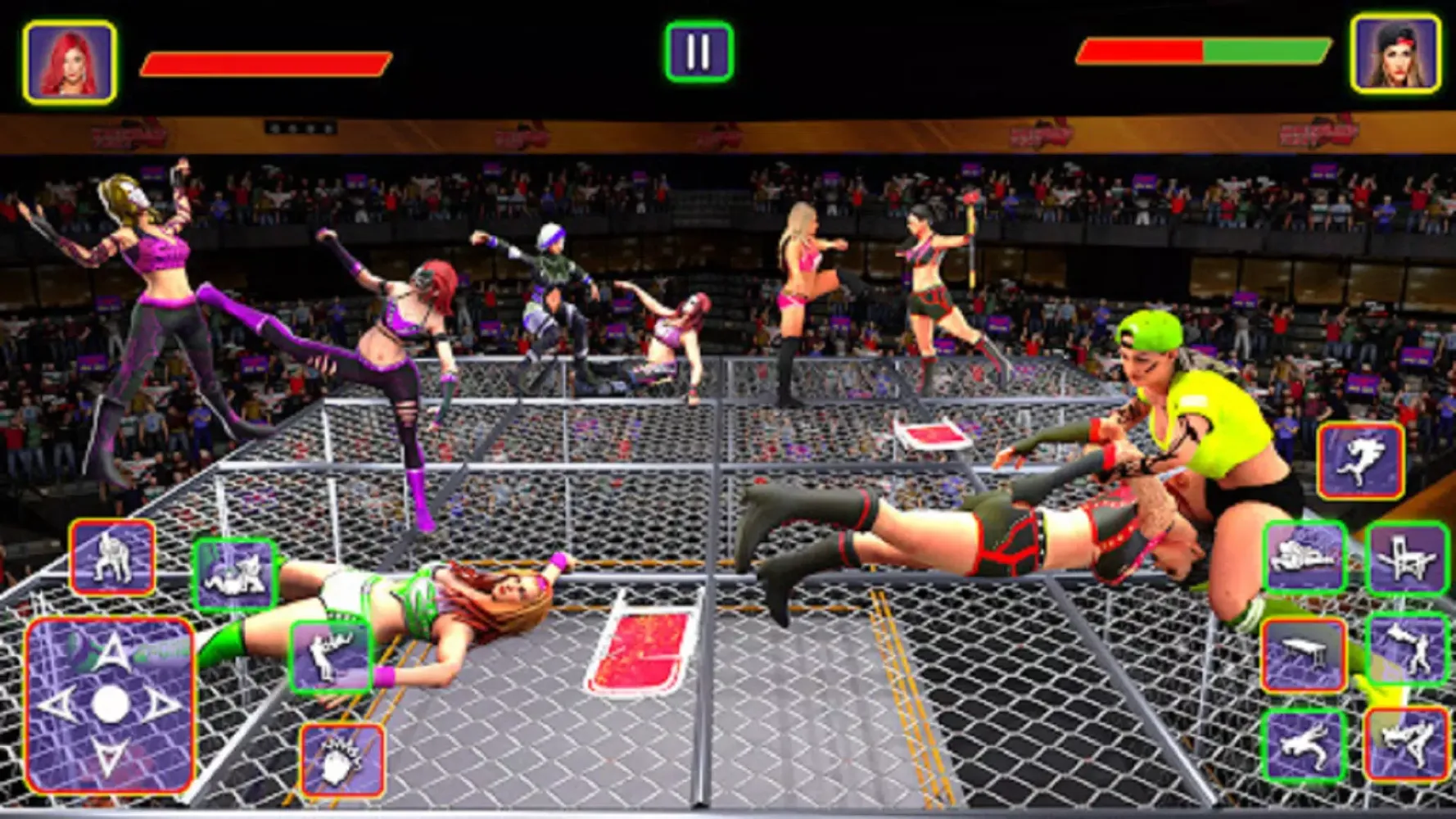 Girls Wrestling Fighting arena Screenshots