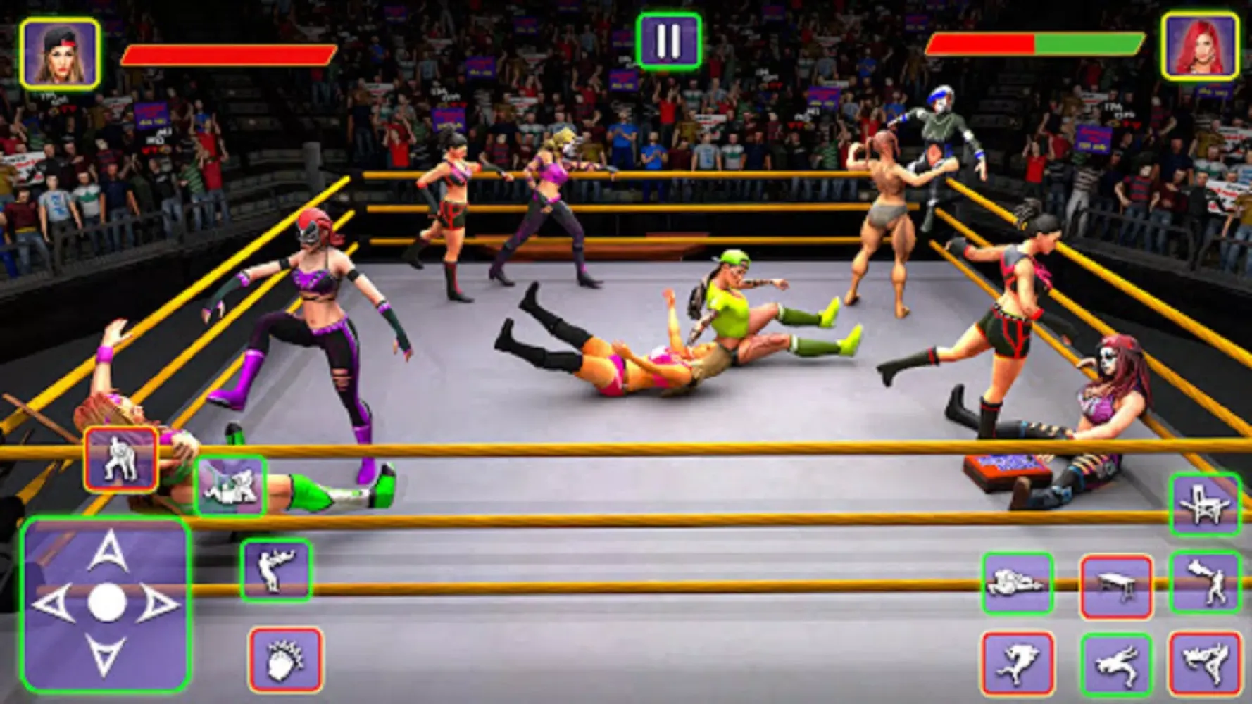 Girls Wrestling Fighting arena Screenshots