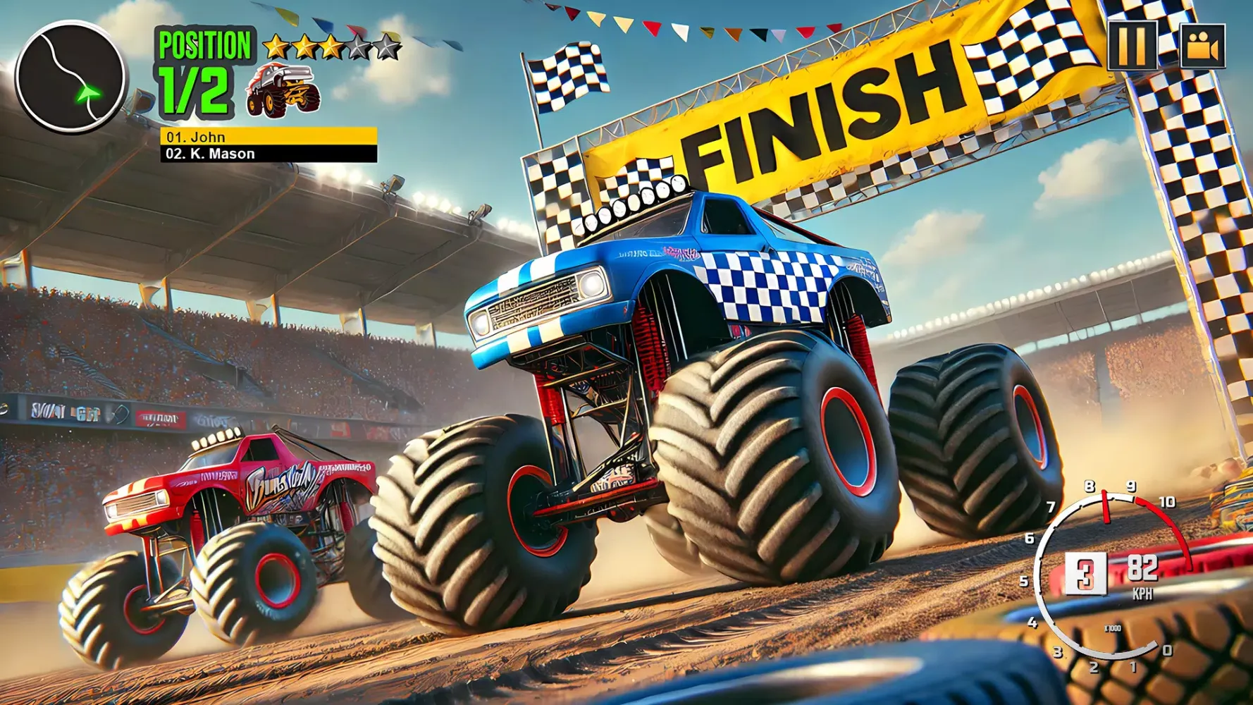 Monster Truck Derby Games 스크린샷