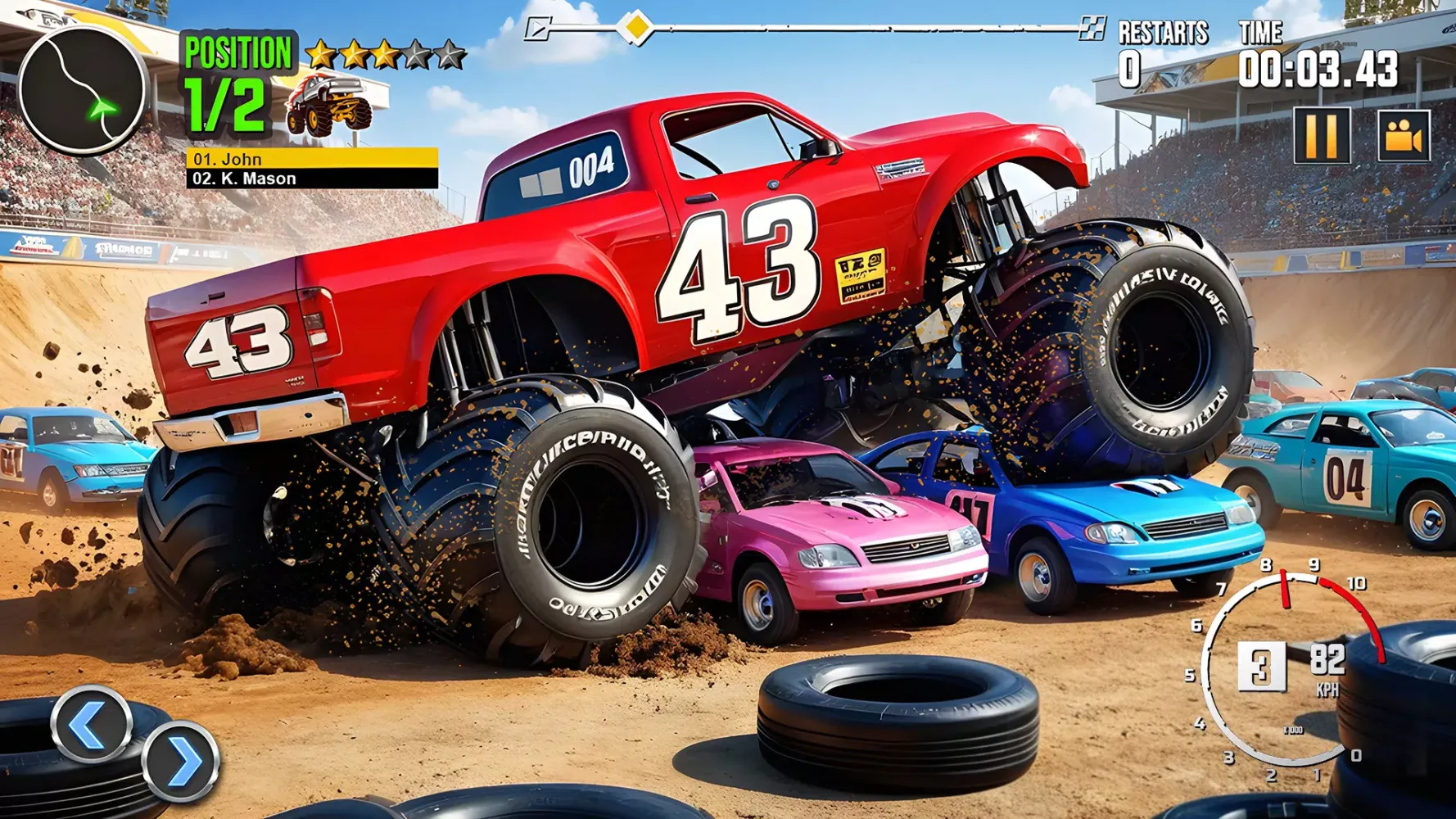 Monster Truck Derby Games 스크린샷