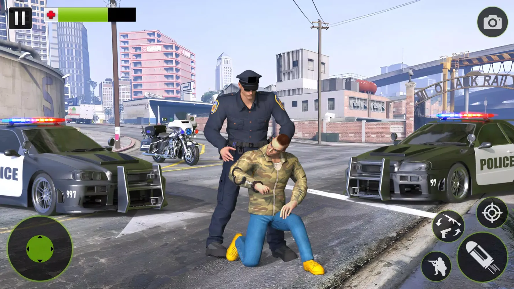 US Police Moto Bike Games Screenshots