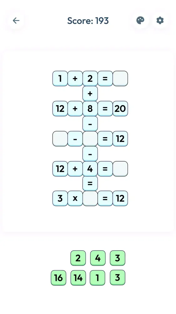 Crossmath - Number Games Screenshots