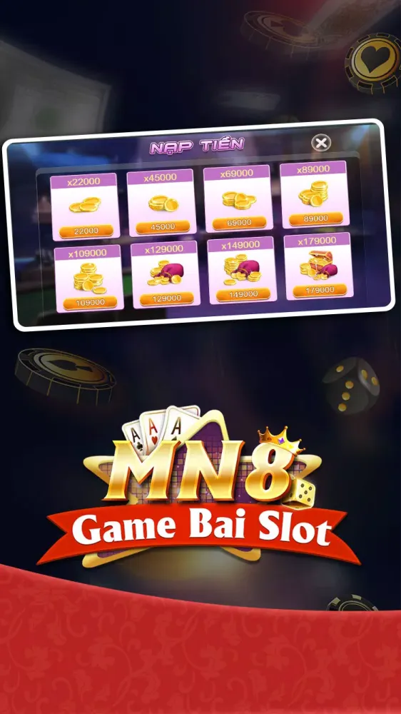 Capturas de tela do MN8 Game Bai Slot