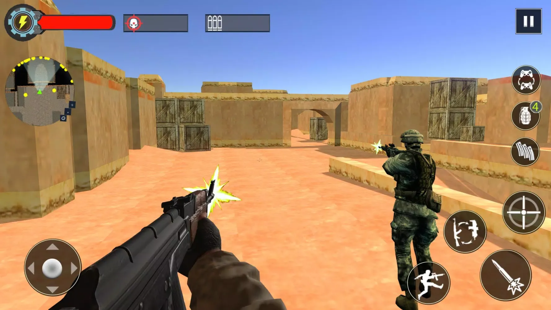 Tangkapan layar Counter Mission Strike Games