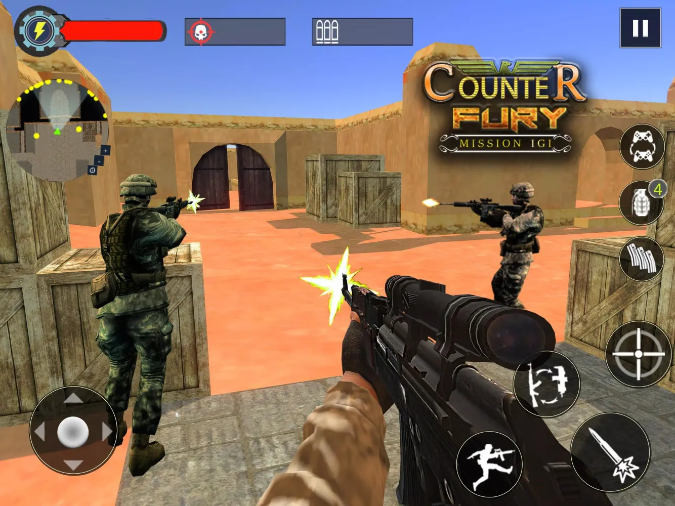 Tangkapan layar Counter Mission Strike Games