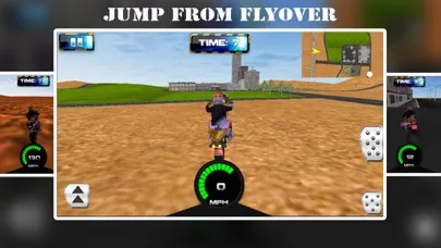 Capturas de tela do Crazy Motorbike Stunts