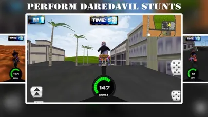 Capturas de tela do Crazy Motorbike Stunts