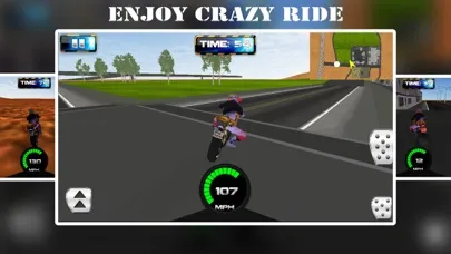 Capturas de tela do Crazy Motorbike Stunts