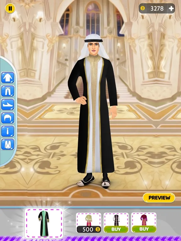 Capturas de tela do Prince Fashion Dress up Games iPad 