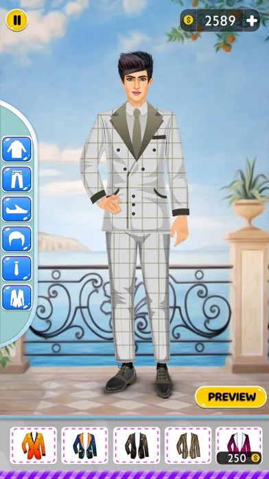 Capturas de tela do Prince Fashion Dress up Games