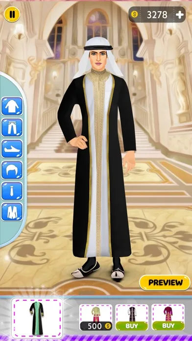Capturas de tela do Prince Fashion Dress up Games