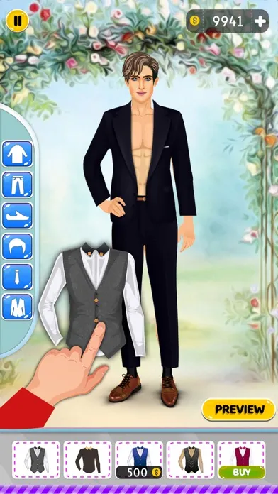 Capturas de tela do Prince Fashion Dress up Games