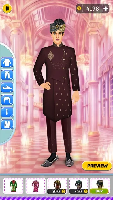 Capturas de tela do Prince Fashion Dress up Games