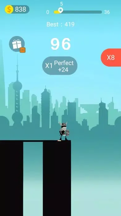 Capturas de tela do Crossing Gaps
