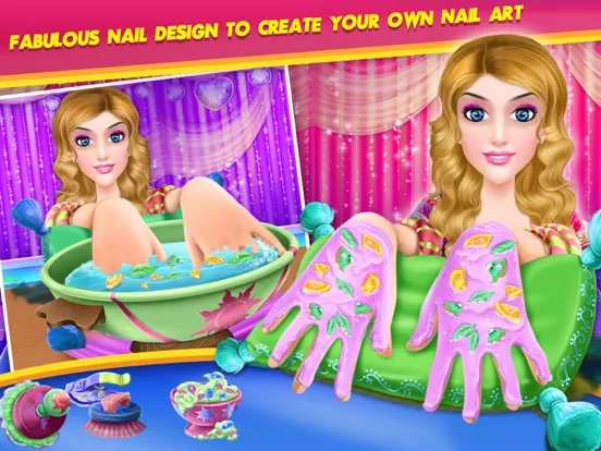 Capturas de tela do Nail Art Salon - Nail Care iPad 