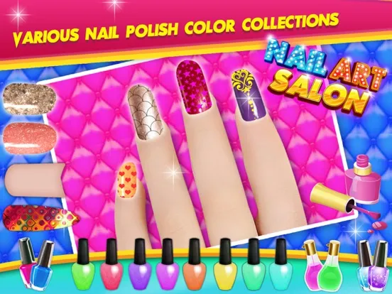 Capturas de tela do Nail Art Salon - Nail Care iPad 