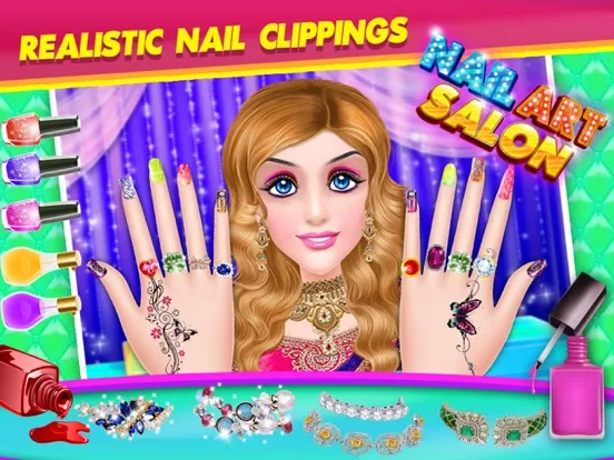 Capturas de tela do Nail Art Salon - Nail Care iPad 