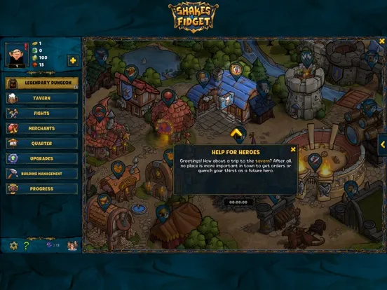 Скриншоты Shakes and Fidget: Idle RPG iPad 