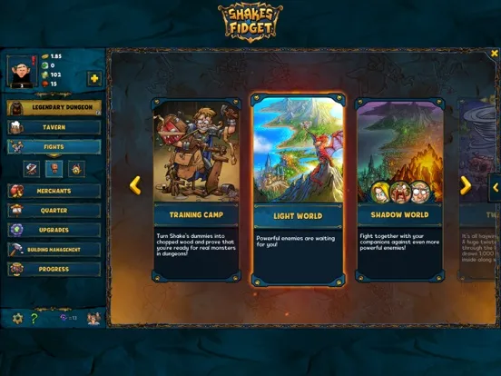 Скриншоты Shakes and Fidget: Idle RPG iPad 