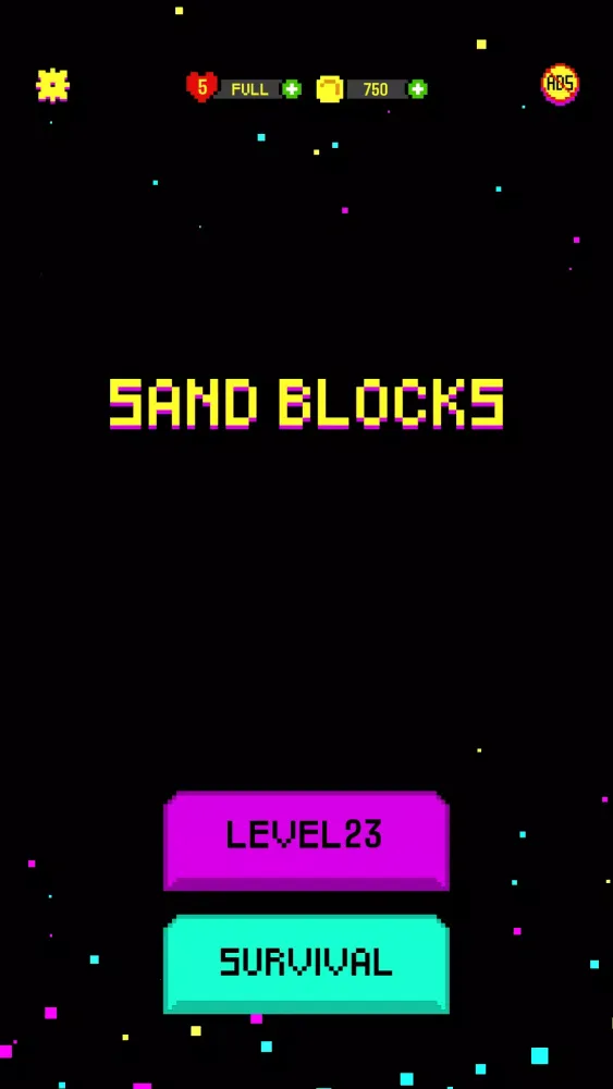 Capturas de tela do Sand Blocks