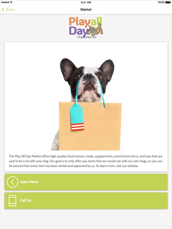 Play All Day Doggie Daycare iPad  Screenshots