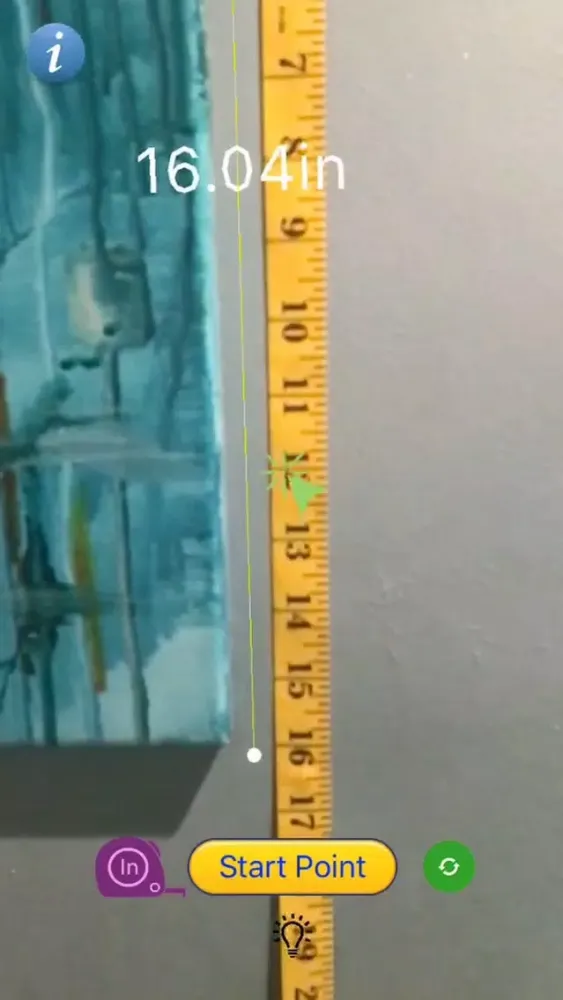 Tangkapan skrin AR Ruler