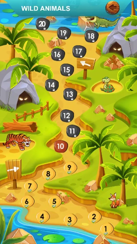 ภาพหน้าจอของ word puzzle spelling challenge