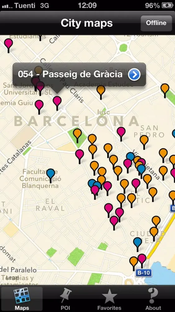 Barcelona touristic audio guide (english audio) Screenshots