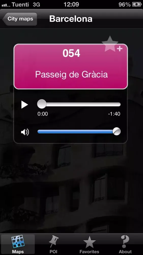 Barcelona touristic audio guide (english audio) Screenshots