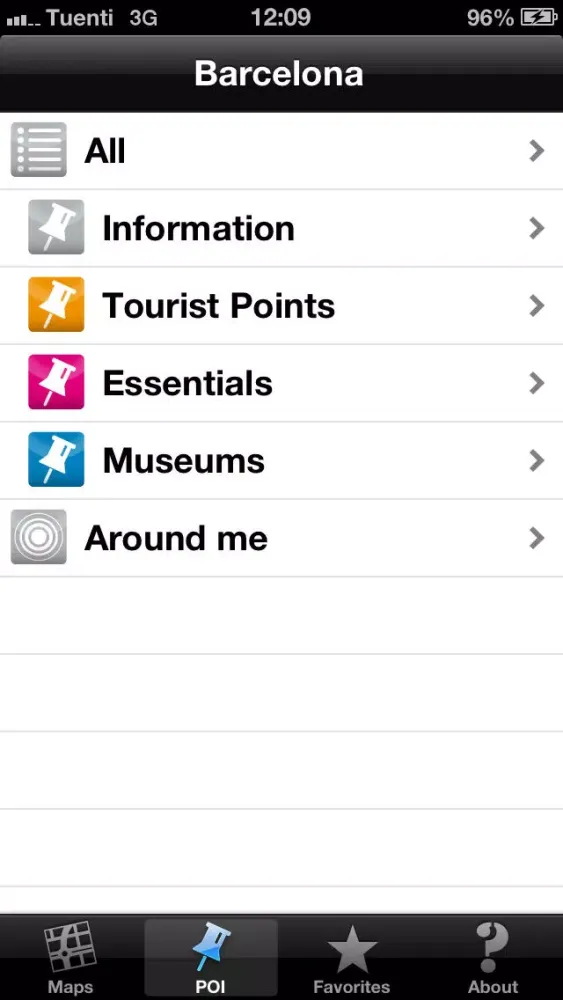 Barcelona touristic audio guide (english audio) Screenshots