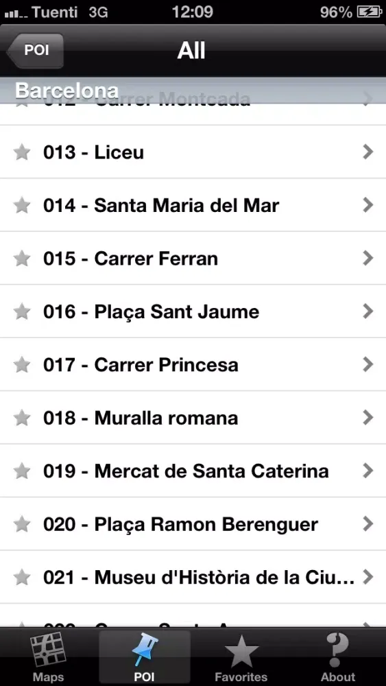 Barcelona touristic audio guide (english audio) Screenshots