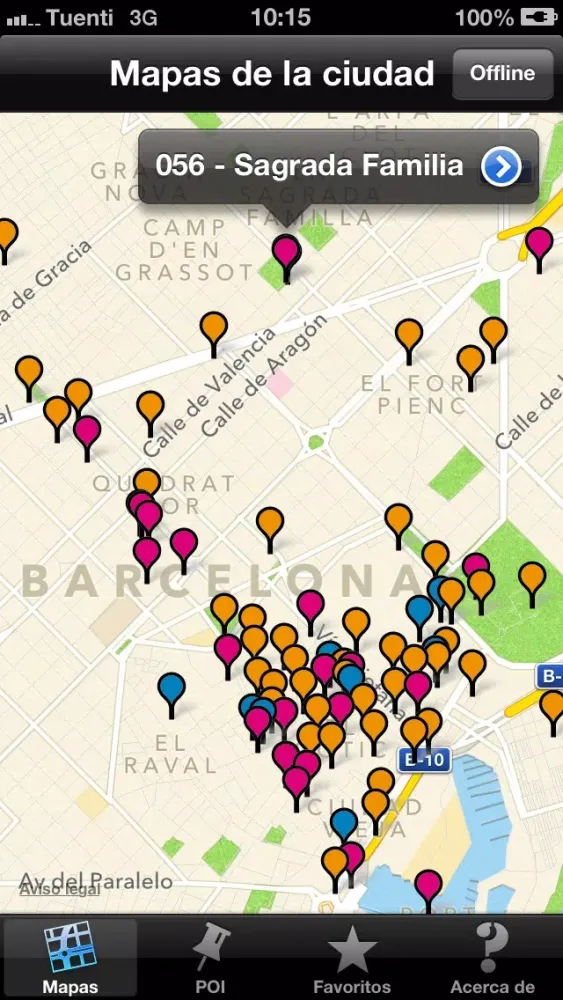 Barcelona audio guía turística (audio en español) Ekran Görüntüleri