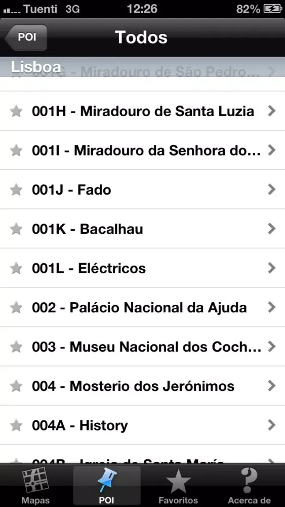 Capturas de tela do Lisboa audio guía turística (audio en español)
